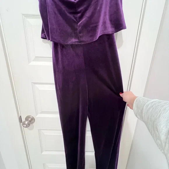 Lulu's Purple Cowl Neck Jumpsuit for Cocktail - Picture 5 of 7